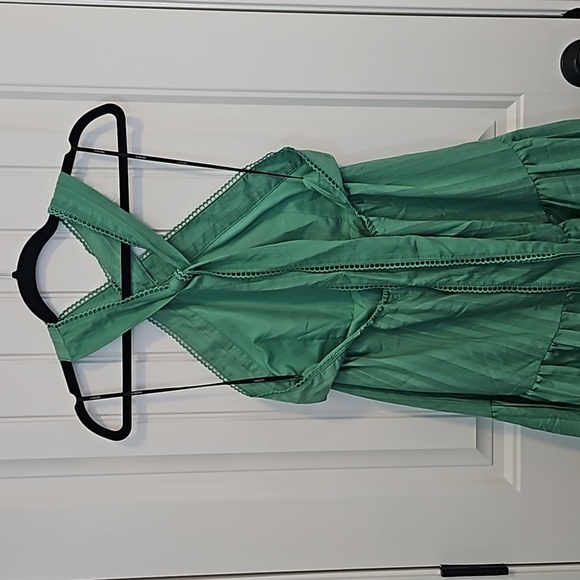 Green forever21 Halter Maxi Dress Size L - Picture 3 of 8